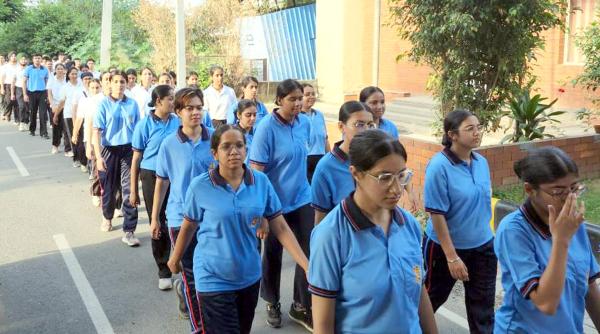 Around 130 participants, including students, took part in the awareness walk, which commenced from the 1 Punjab Remount and Veterinary (R&V) Squadron NCC Unit at the College of Veterinary Science